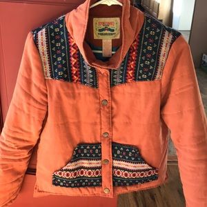 Vintage polyester and nylon jacket